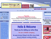 Tablet Screenshot of direct-fittingsuk.com